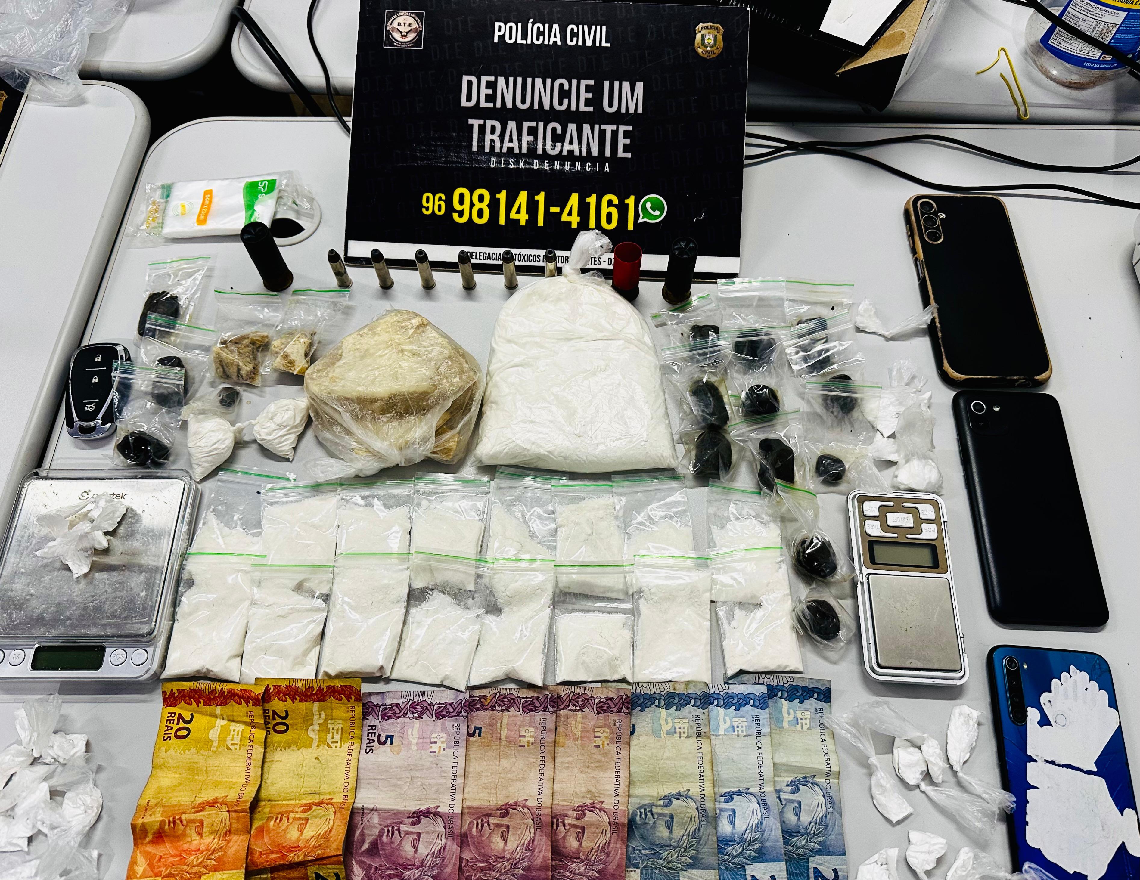 EM MACAPÁ, POLÍCIA CIVIL PRENDE DOIS INDIVÍDUOS EM FLAGRANTE POR TRÁFICO DE DROGAS E ASSOCIAÇÃO PARA O TRÁFICO DE DROGAS 	